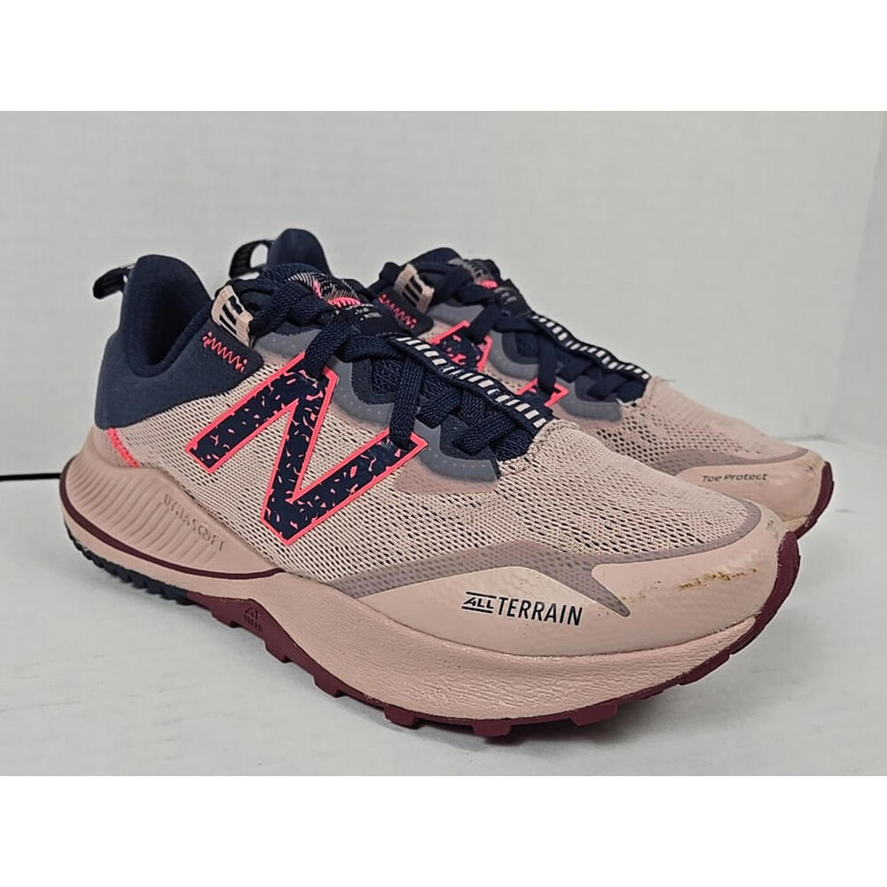 New Balance - Nitrel V4 DynaSoft All Terrain Pink Navy Blue Shoes - Womens 7 - Picture 8 of 14